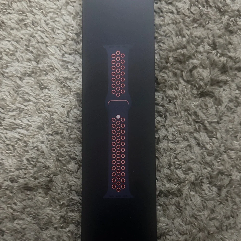 Apple Watch Nike Band blue black bright mango